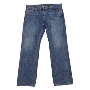 EARNEST SEWN Fulton 409 Straight Leg Designer Selvedge Denim Jeans Mens 40x33